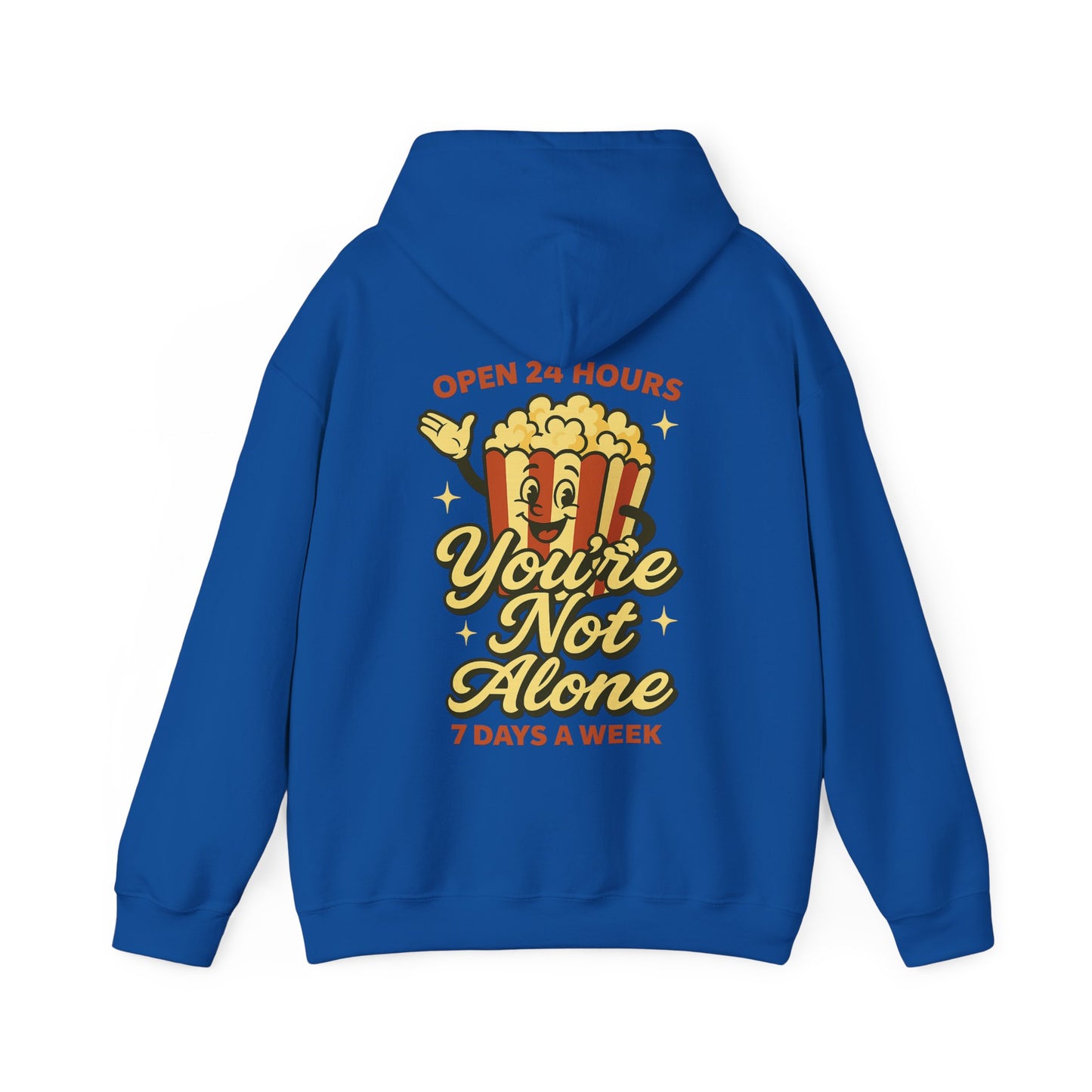 Open 24 Hours Hoodie Popcorn Edition