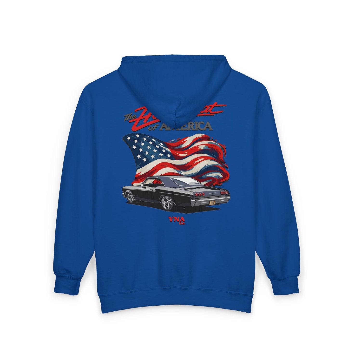 The Heartbeat of America Full Zip Up Hoodie