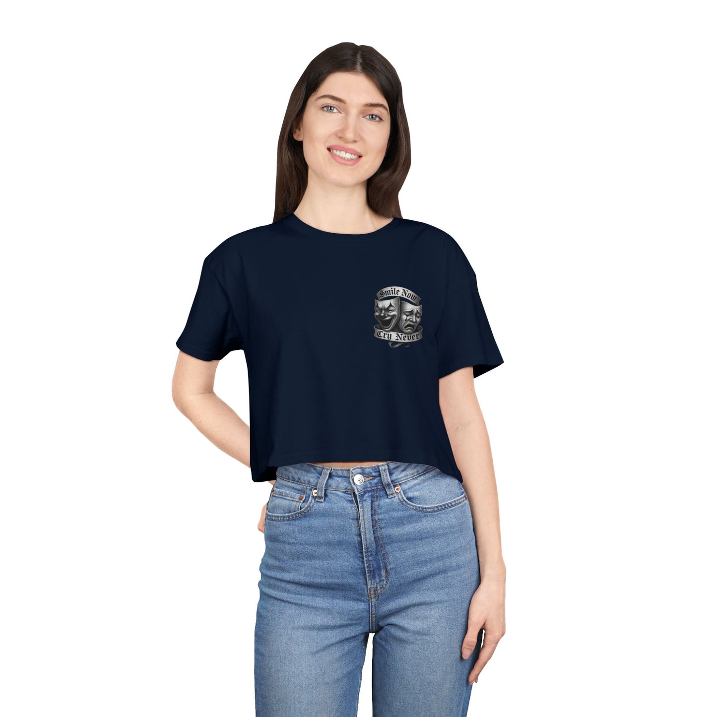 Smile Now, Cry Never Women's Crop Tee