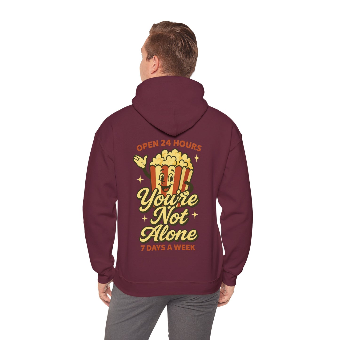 Open 24 Hours Hoodie Popcorn Edition