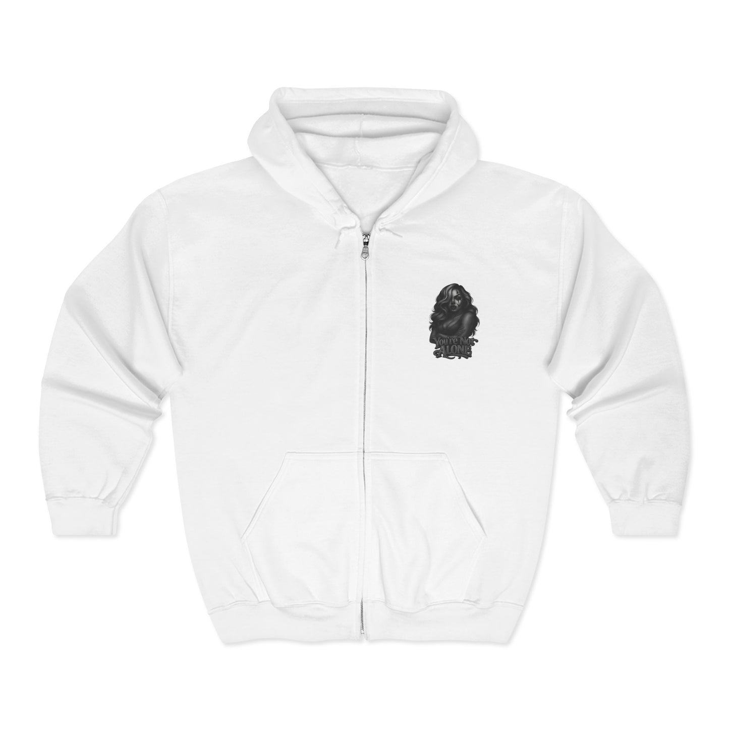 Loca Full Zip Up Hooded Sweatshirt