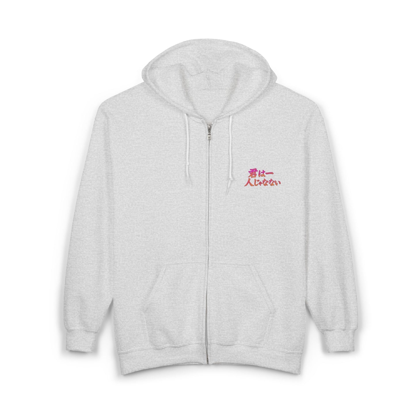 Anime Full Zip Up Hooded Sweatshirt