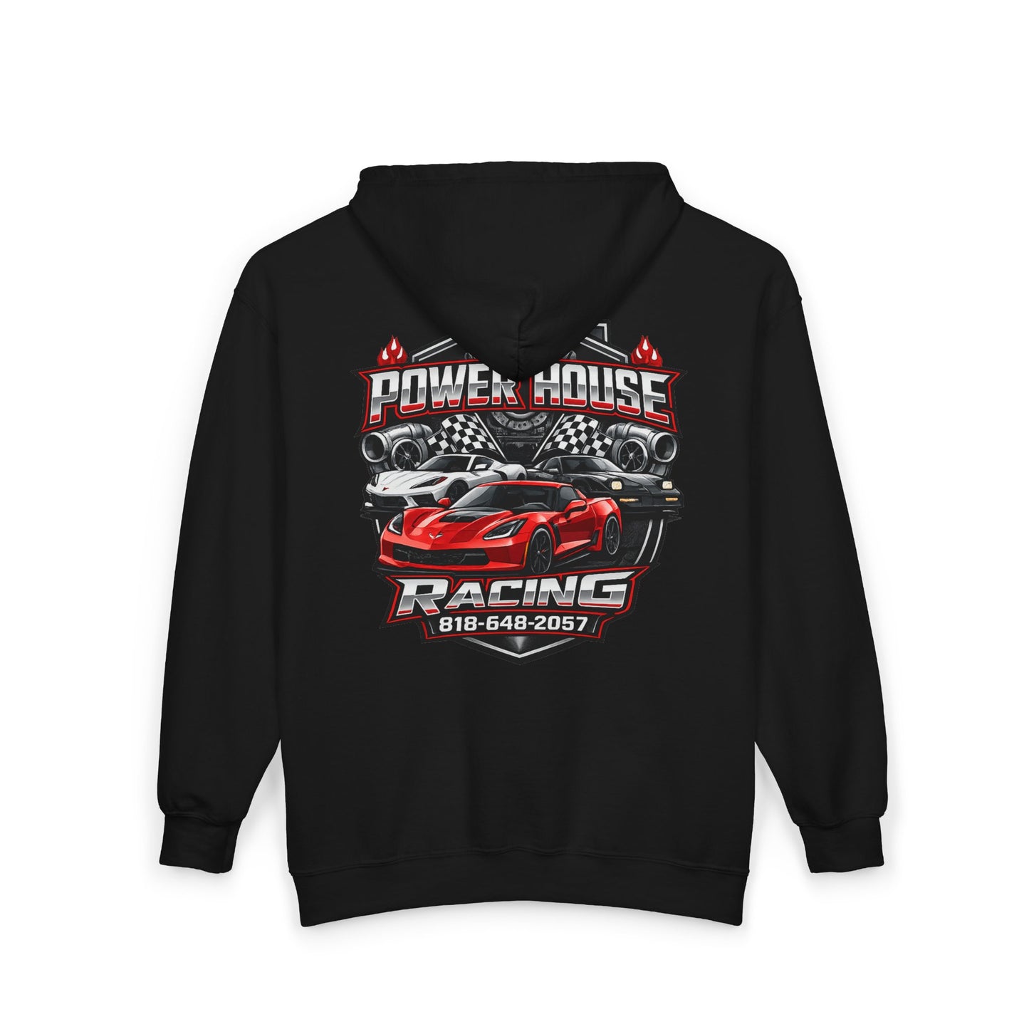 Power House Racing Full Zip Up Hoodie (Variant 2)