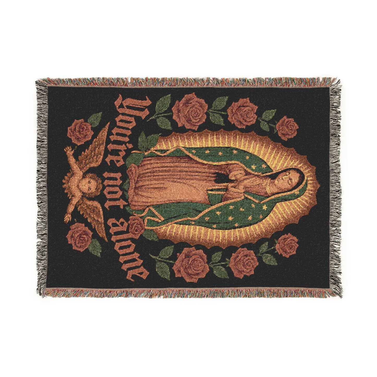 Woven Blanket — Our Lady of Guadalupe Tapestry Throw