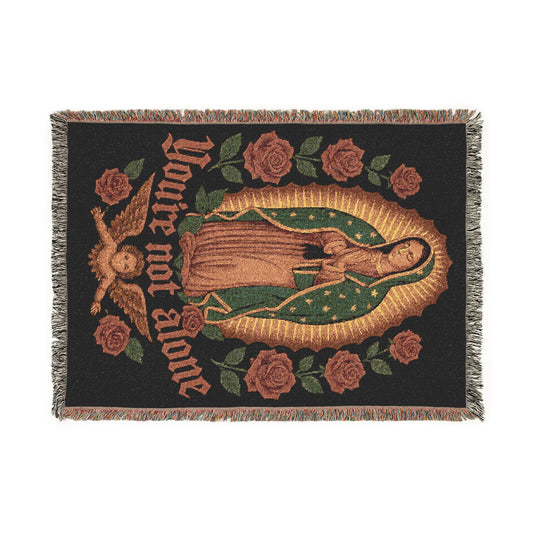 Woven Blanket — Our Lady of Guadalupe Tapestry Throw