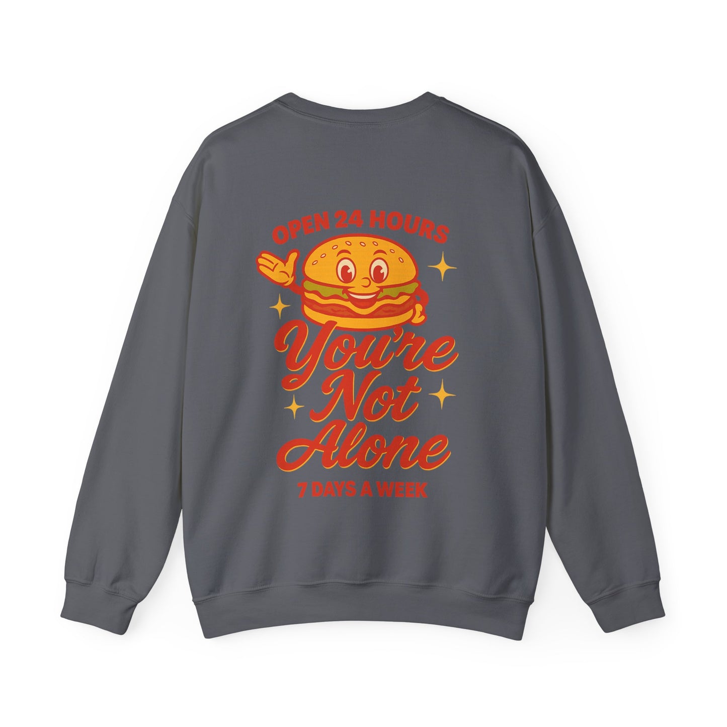 Open 24 Hours Crewneck Sweatshirt (Variant 2)
