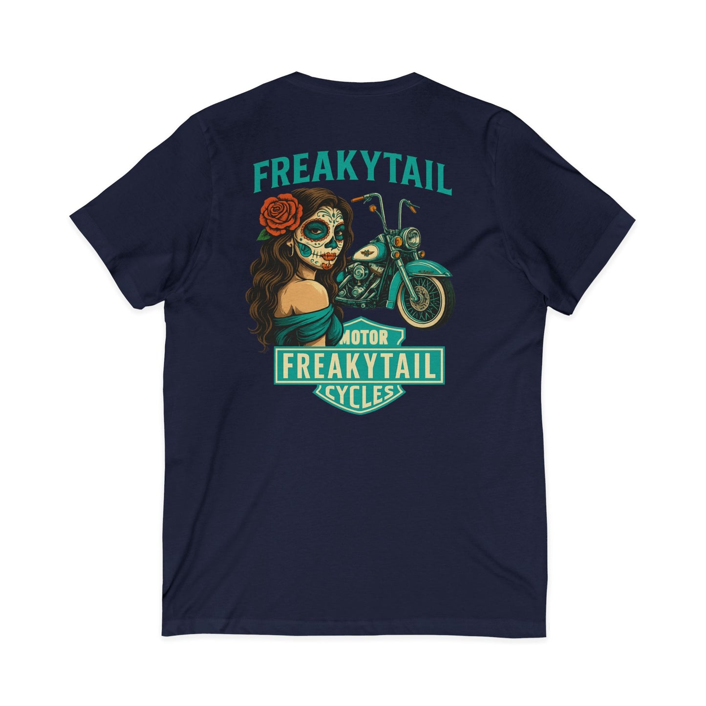 YNA x FREAKYTAIL Dias De Los Muertos Women's V-Neck Tee