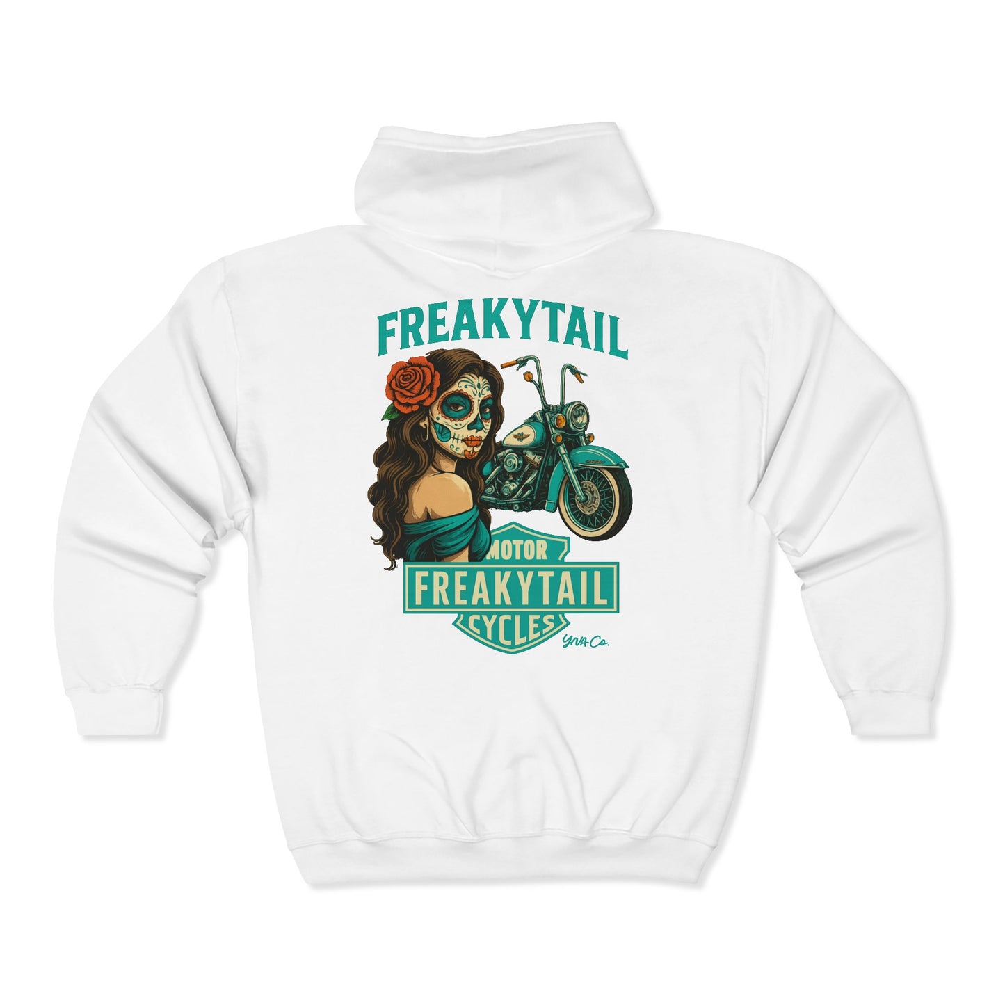 YNA x FREAKYTAIL Dias De Los Muertos  Full Zip Up Hoodie