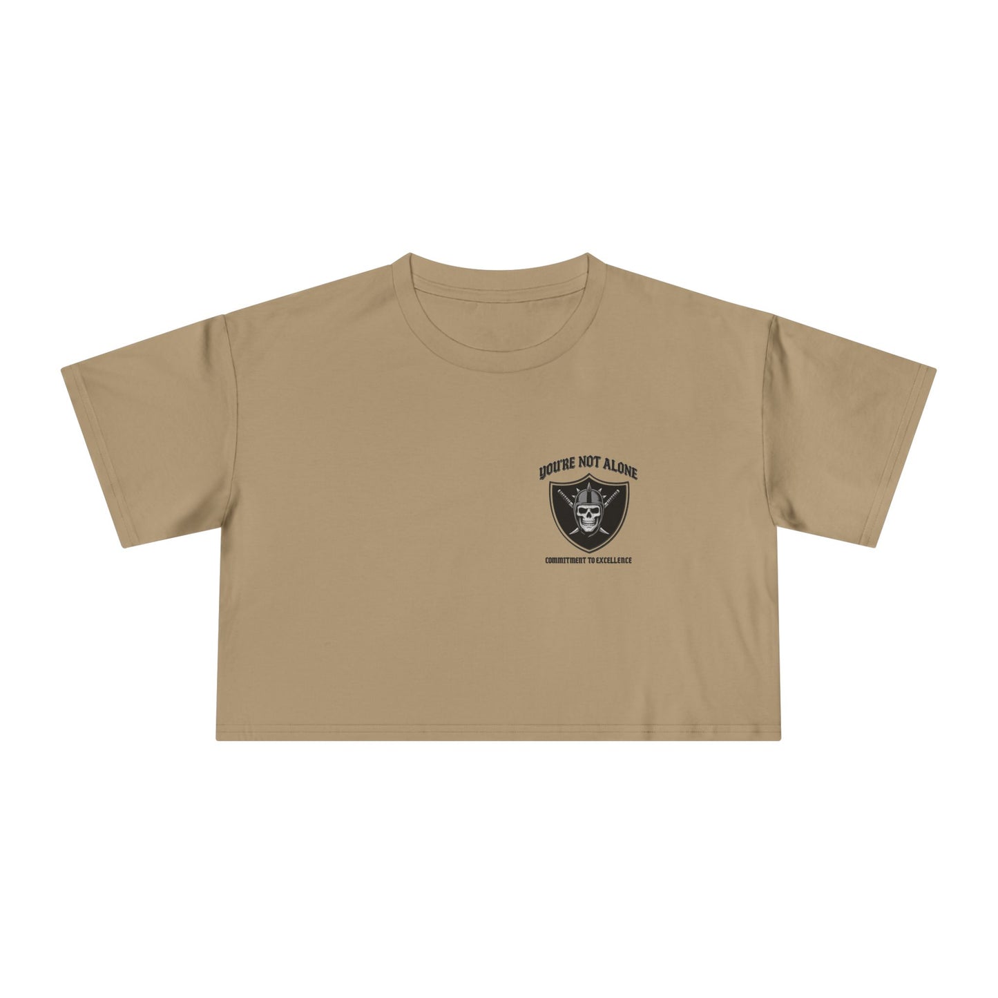 Commitment To Excellence Women's Crop Tee