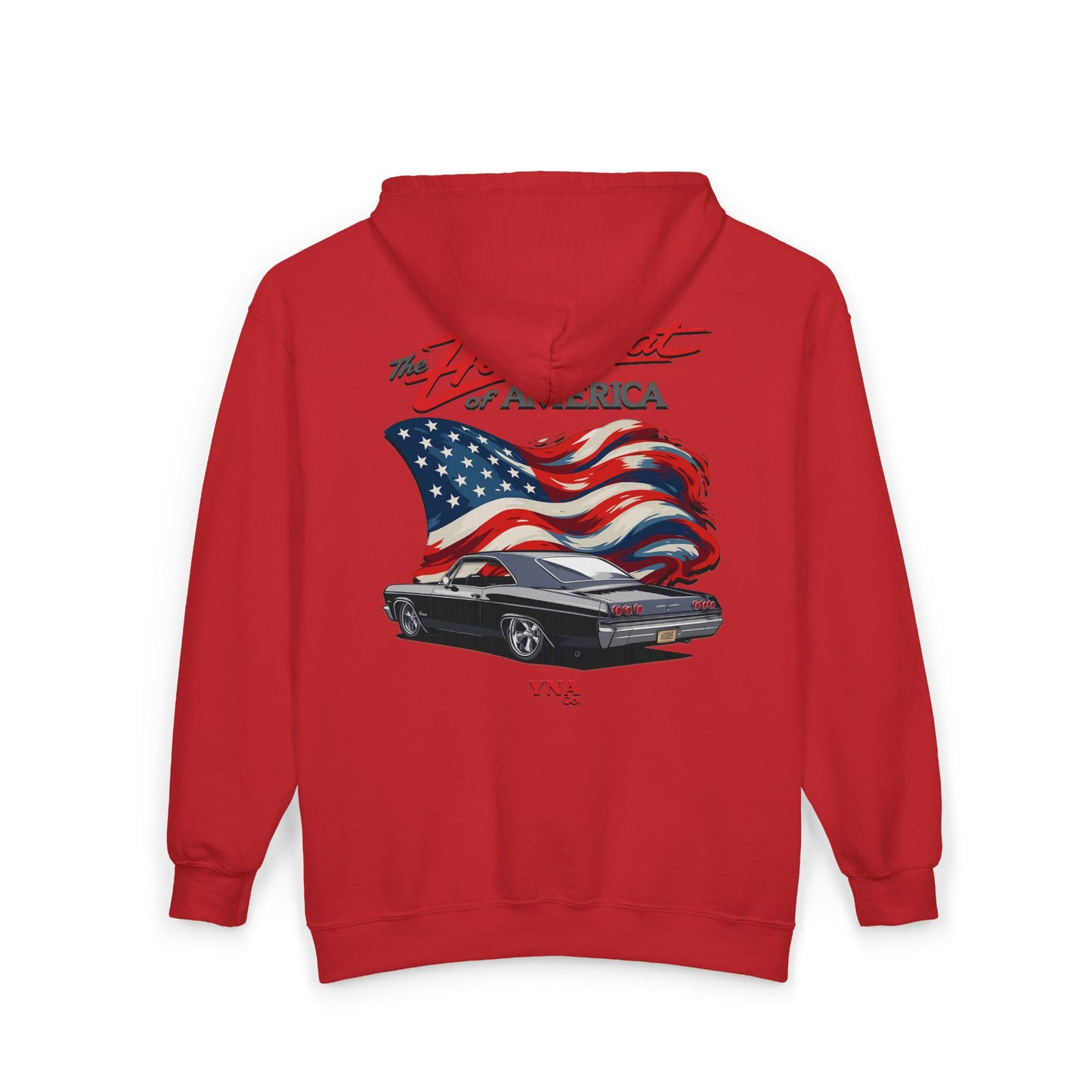 The Heartbeat of America Full Zip Up Hoodie