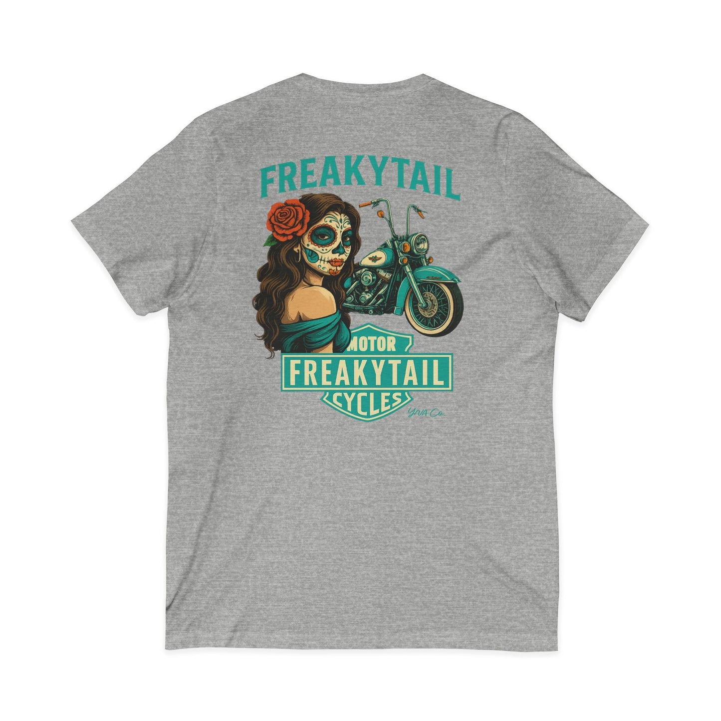 YNA x FREAKYTAIL Dias De Los Muertos Women's V-Neck Tee