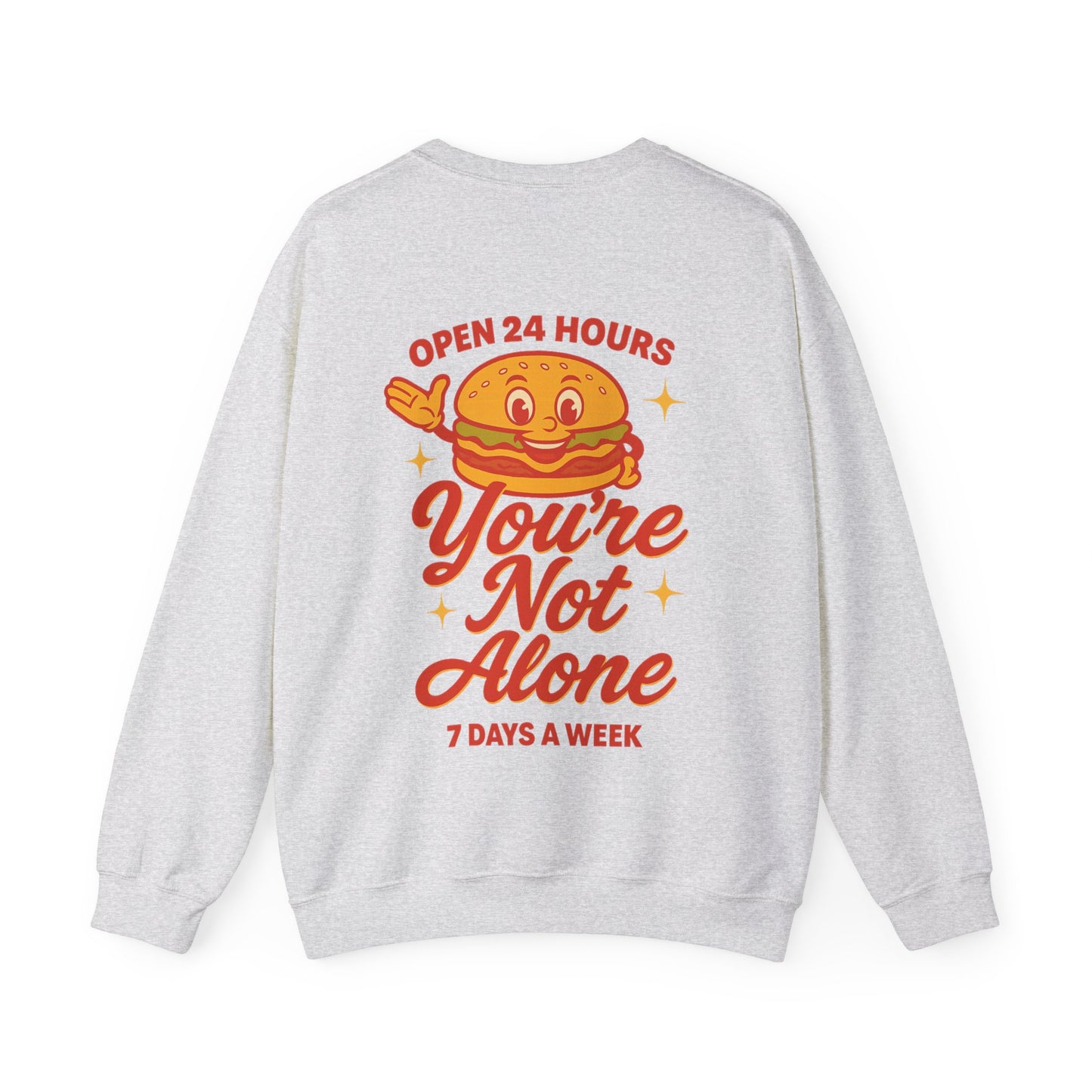 Open 24 Hours Crewneck Sweatshirt (Variant 2)