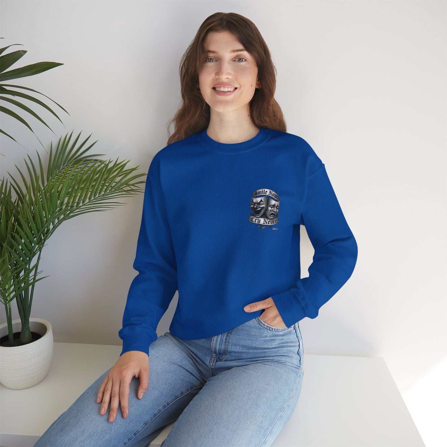 Smile Now, Cry Never Crewneck Sweatshirt
