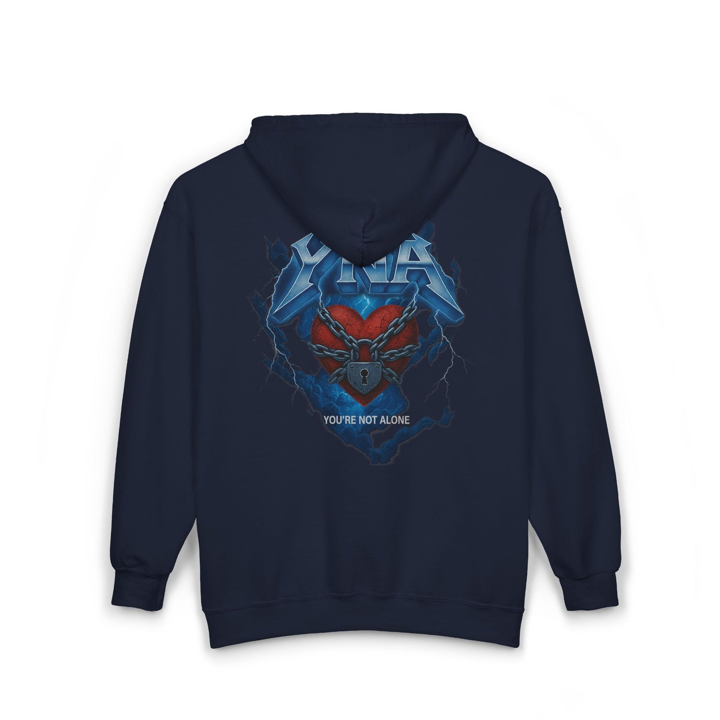 Rock Full Zip Up Hooded Sweatshirt