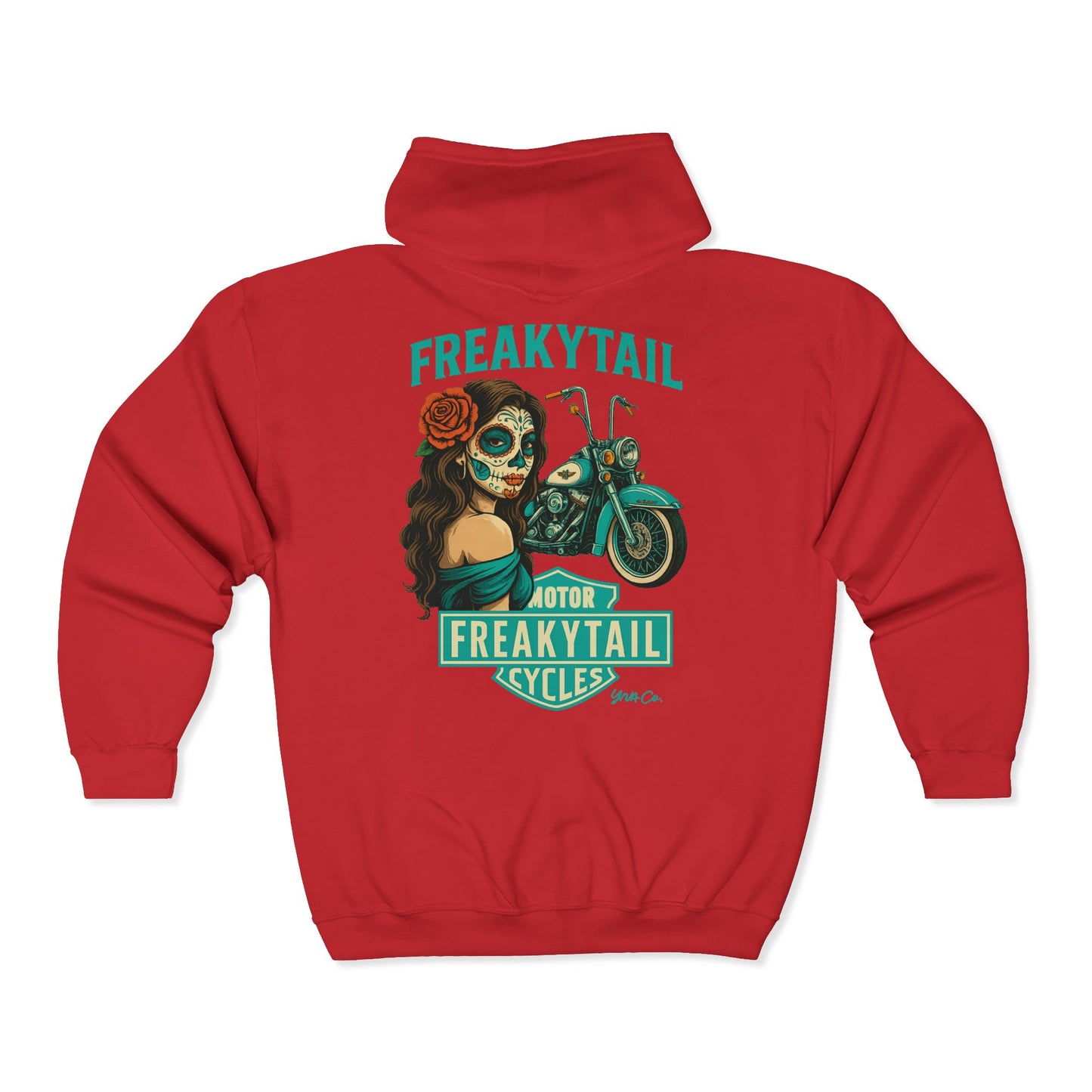 YNA x FREAKYTAIL Dias De Los Muertos  Full Zip Up Hoodie