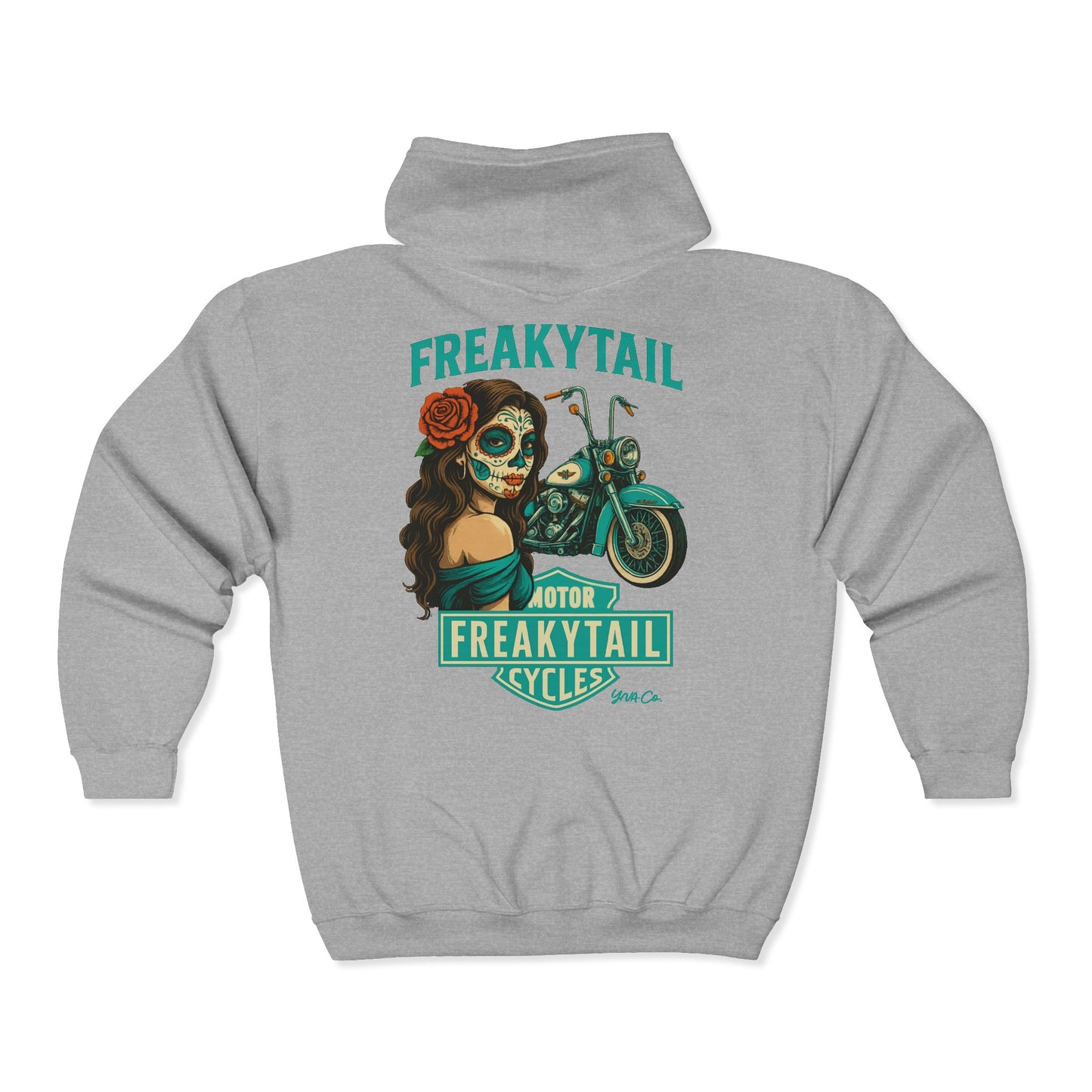 YNA x FREAKYTAIL Dias De Los Muertos  Full Zip Up Hoodie