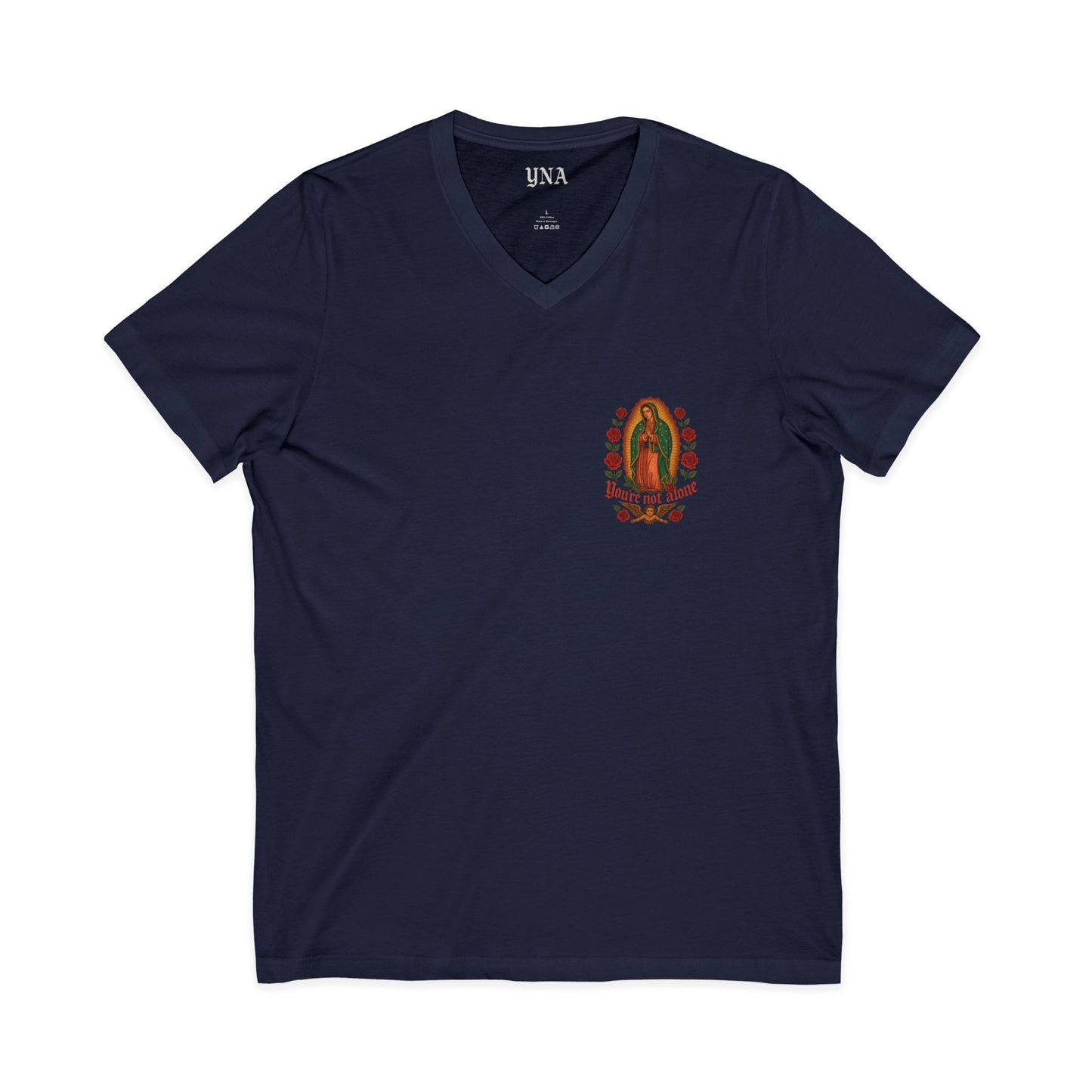 Lady of Guadalupe Women's V-Neck Tee