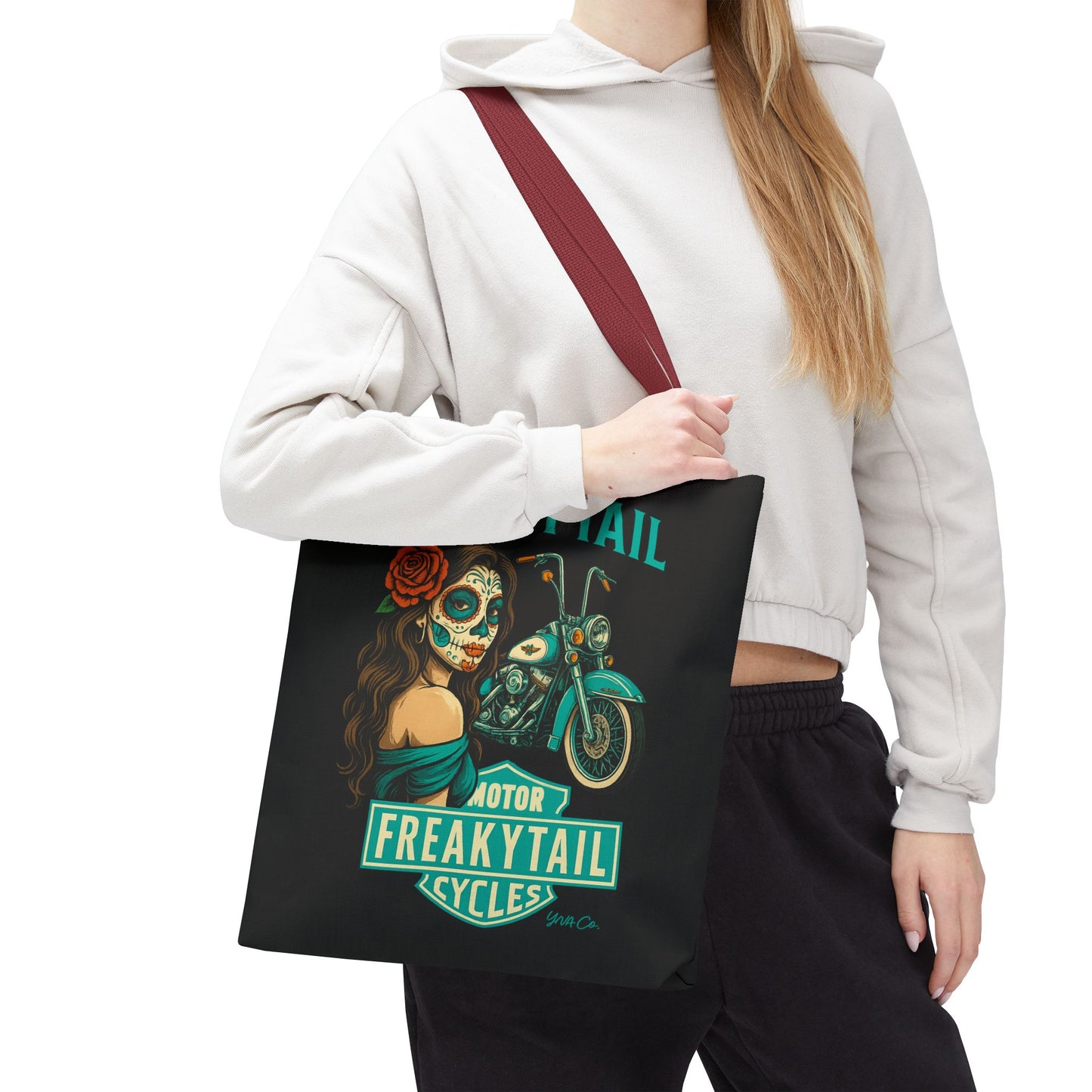 You're Not Alone Tote Bag – YNA x FREAKYTAIL Dias De Los Muertos Edition