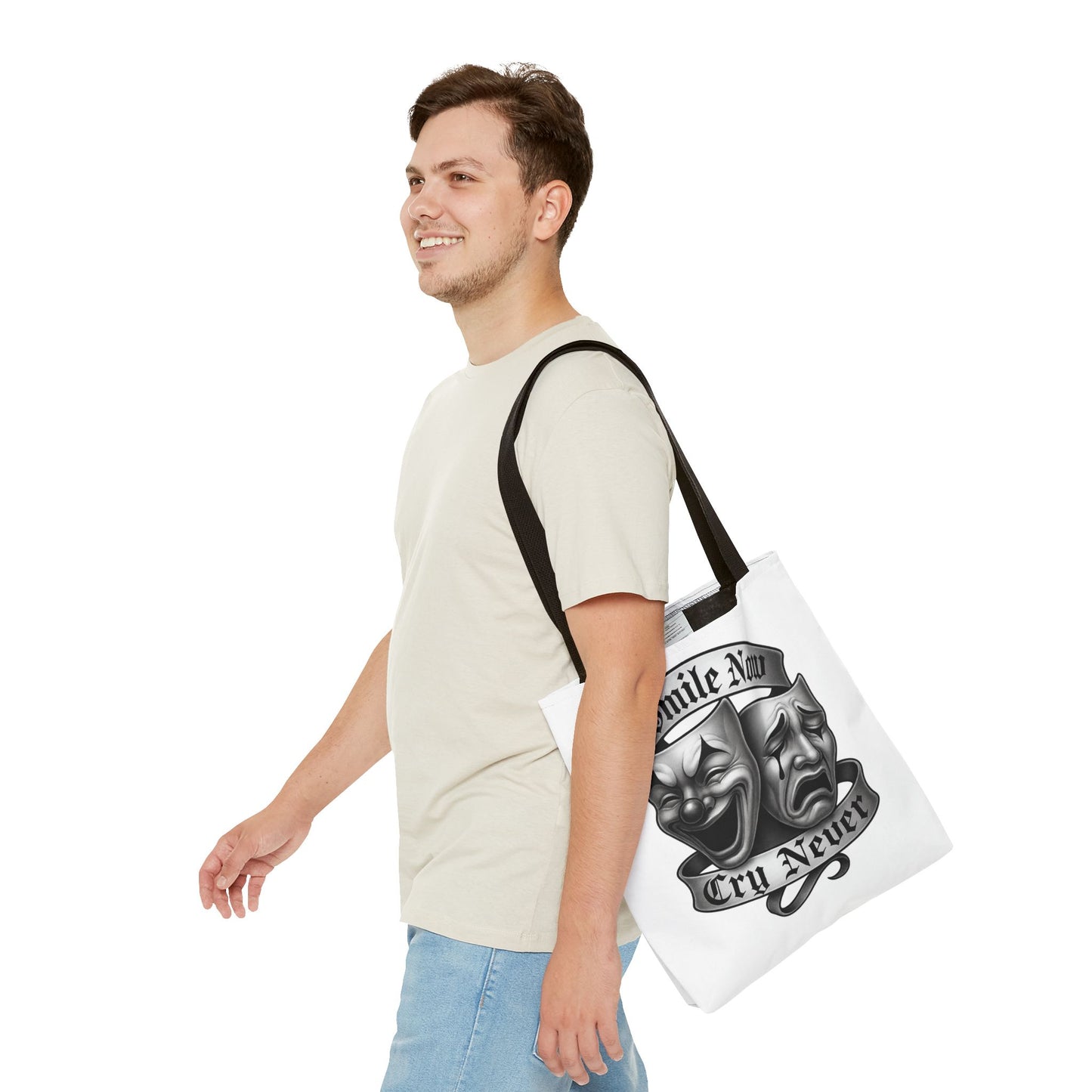 You're Not Alone Tote Bag – Smile Now, Cry Never Edition