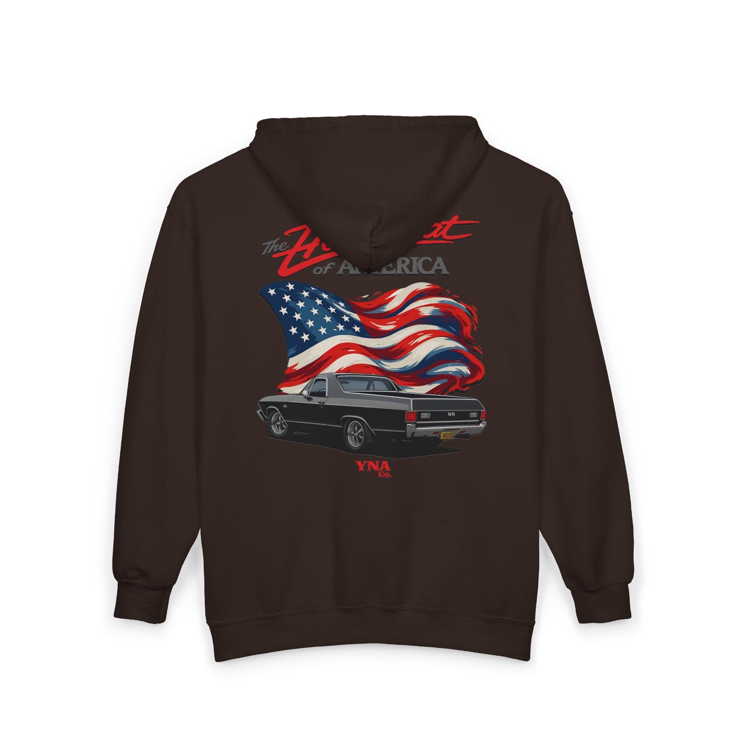 The Heartbeat of America II Full Zip Up Hoodie