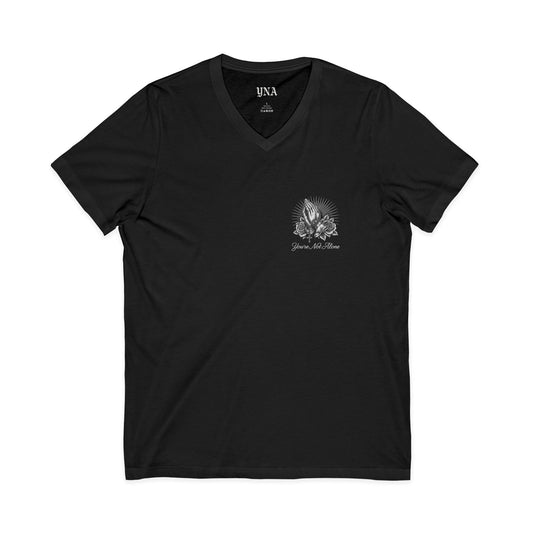 Praying Hands Women's V-Neck Tee
