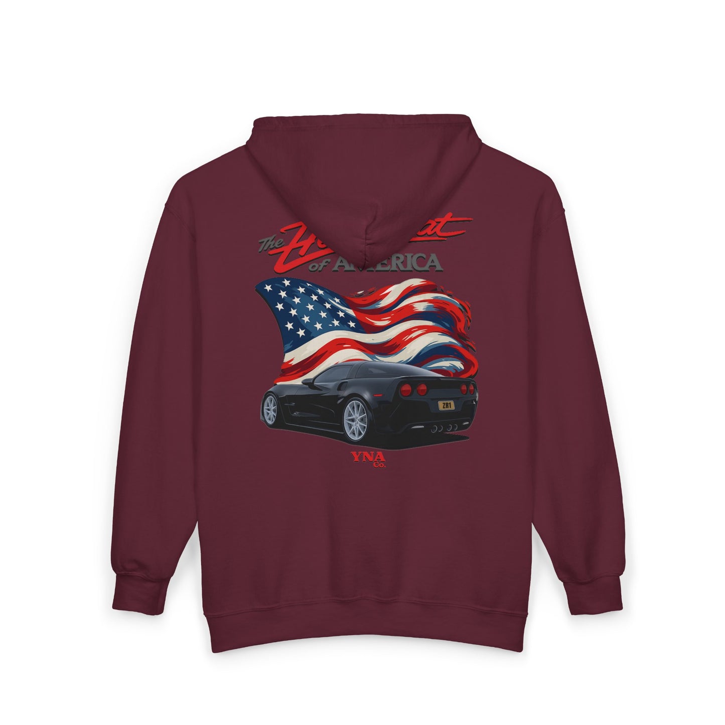 The Heartbeat of America III Full Zip Up Hoodie