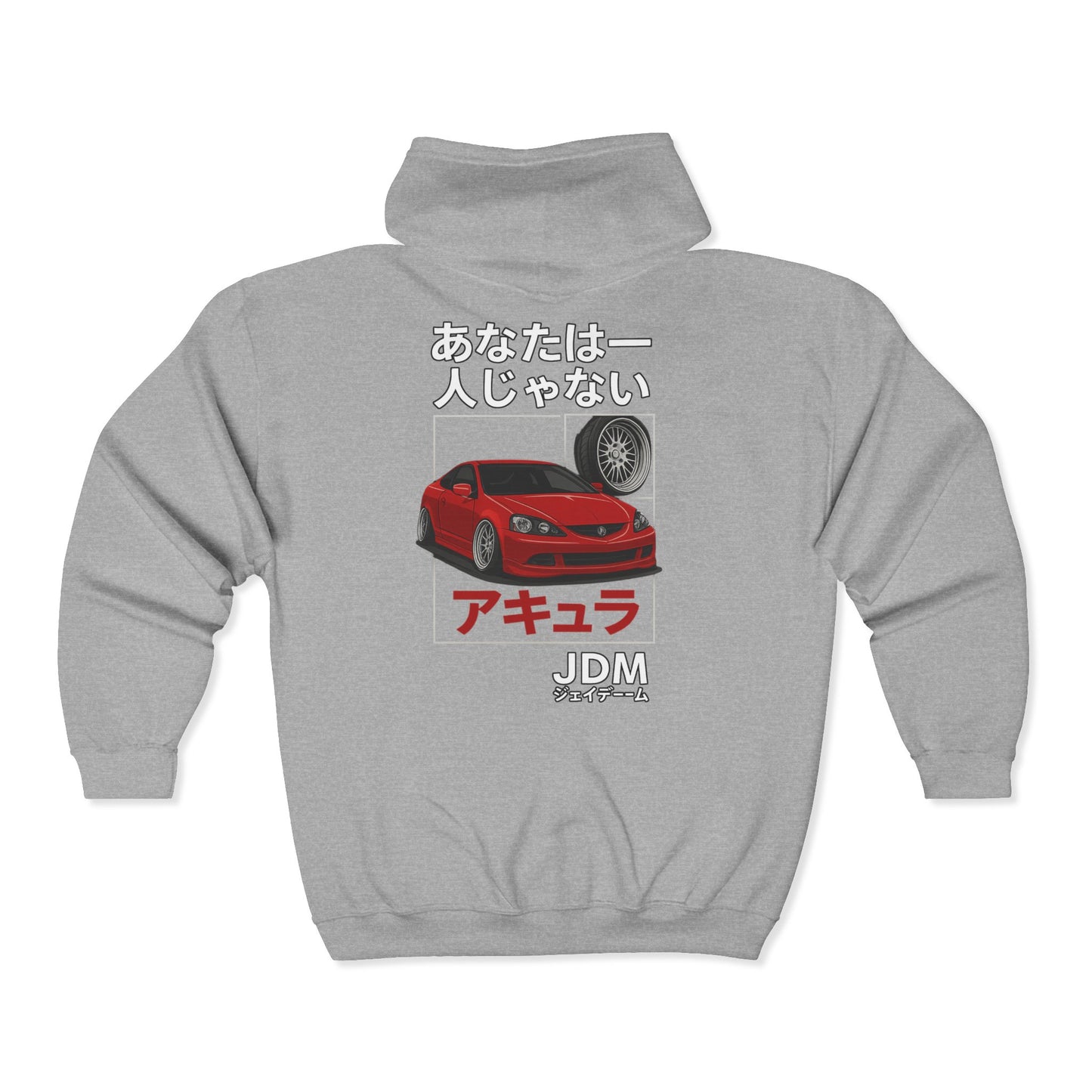 JDM Full Zip Up Hoodie