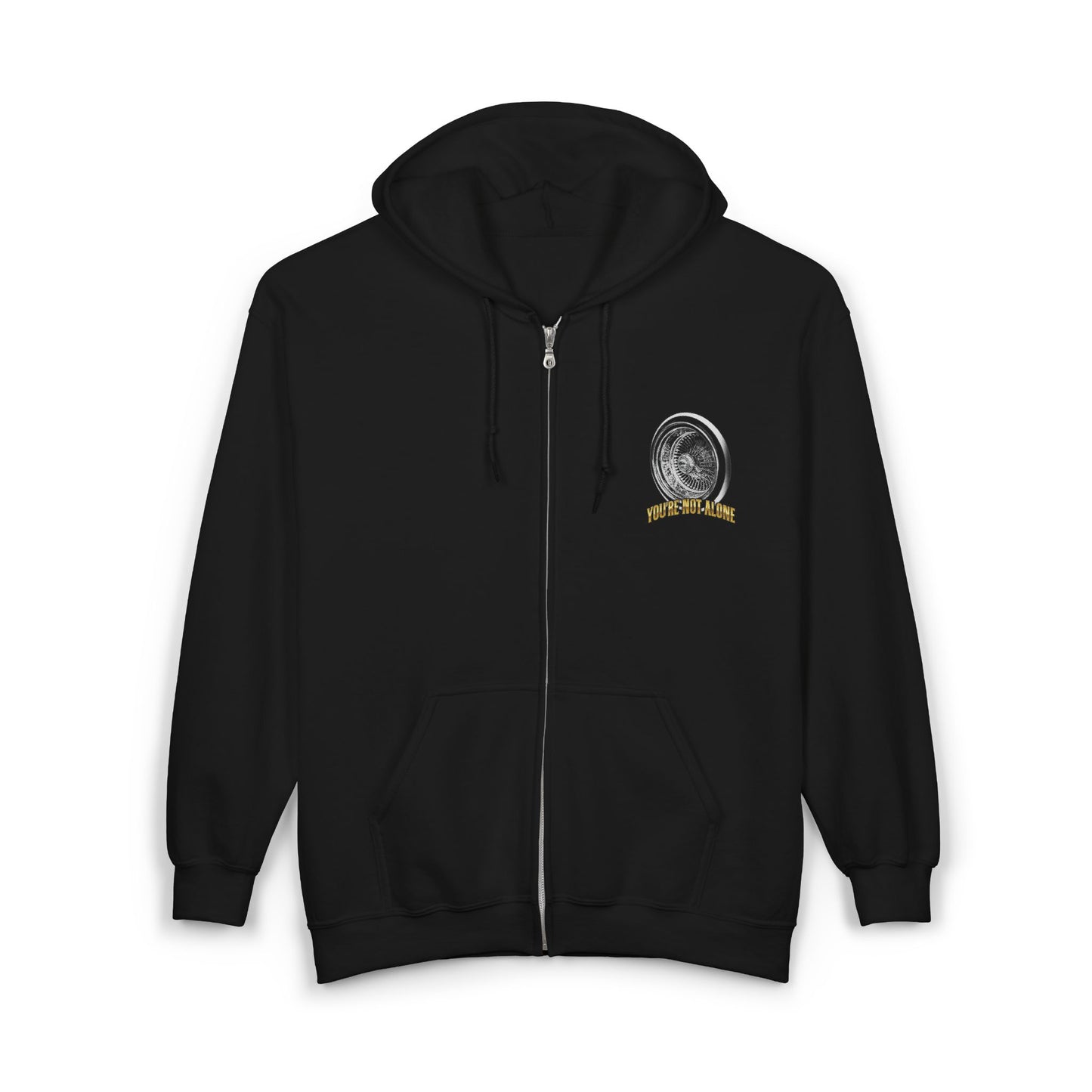 Dayton Full Zip Up Hooded Sweatshirt