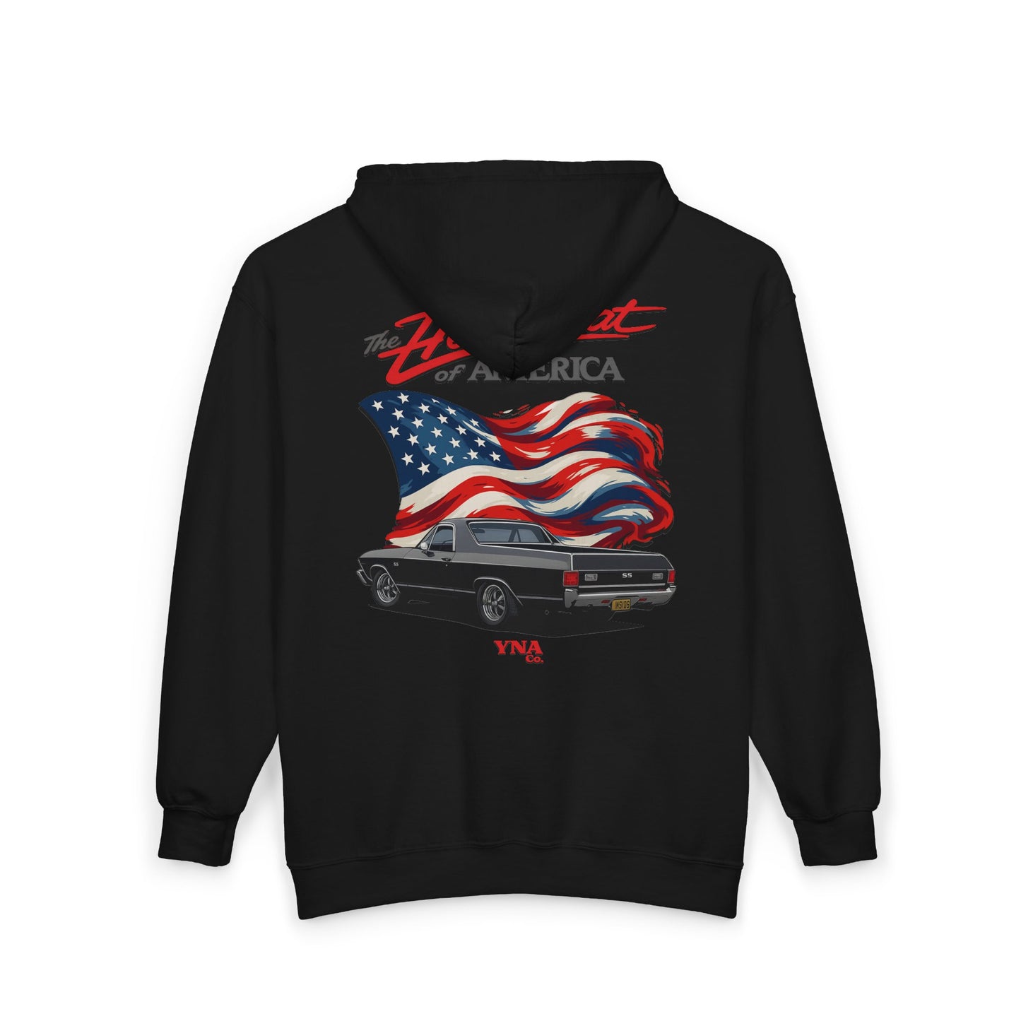 The Heartbeat of America II Full Zip Up Hoodie