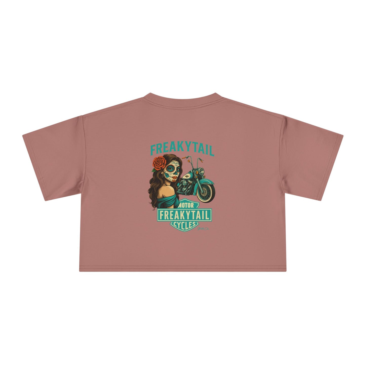 FREAKYTAIL Dias De Los Muertos Women's Crop Tee