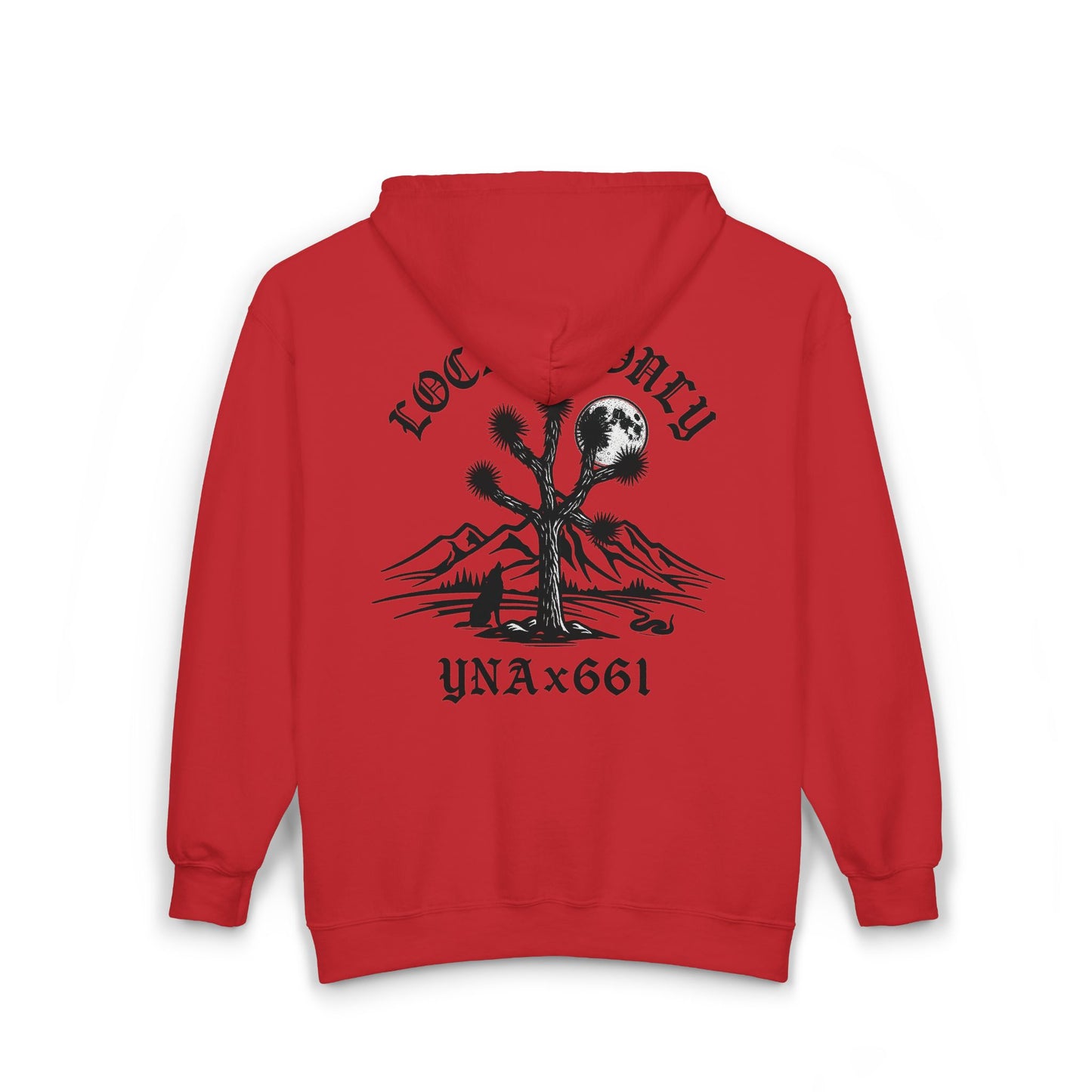 Locals Only Full Zip Up Hooded Sweatshirt
