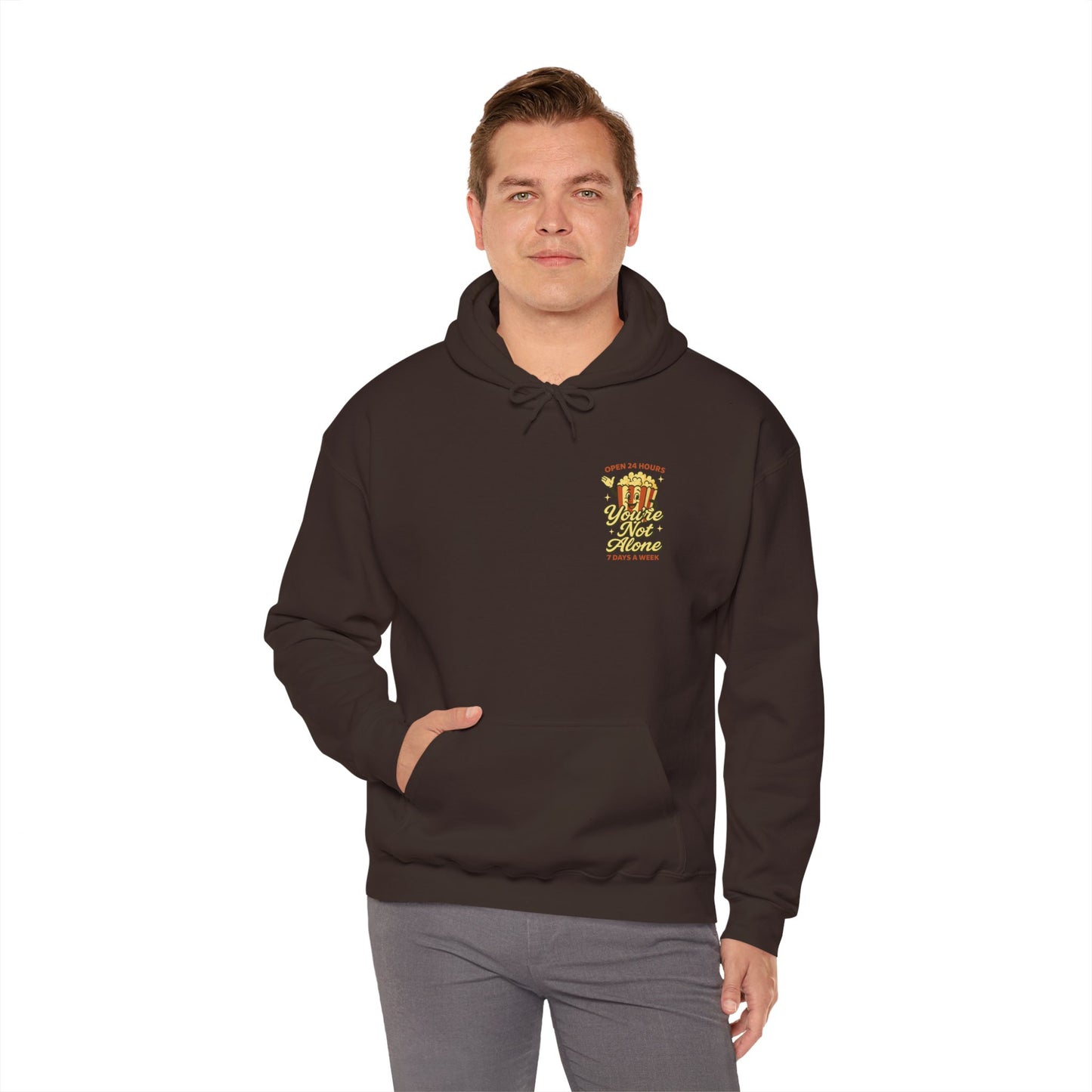 Open 24 Hours Hoodie Popcorn Edition