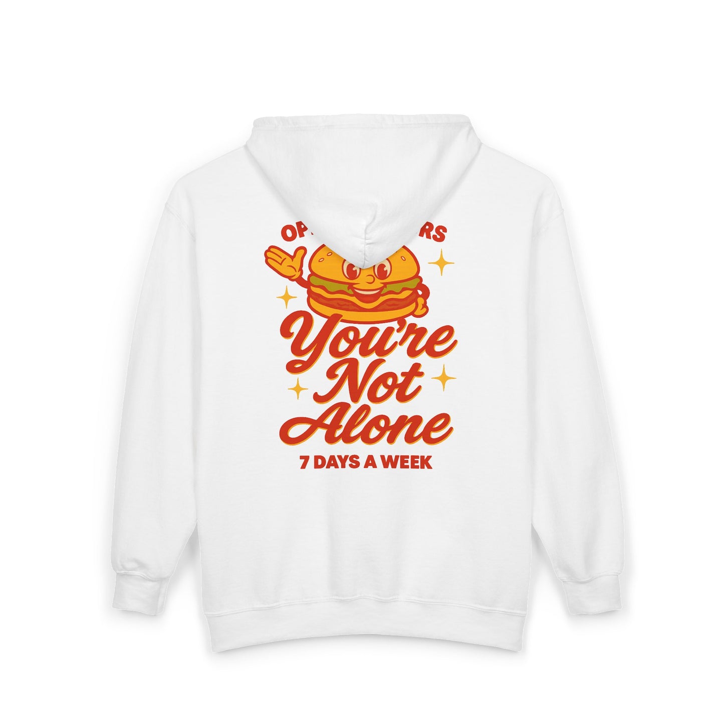 Open 24 Hours Full Zip Up Hoodie (Variant 2)