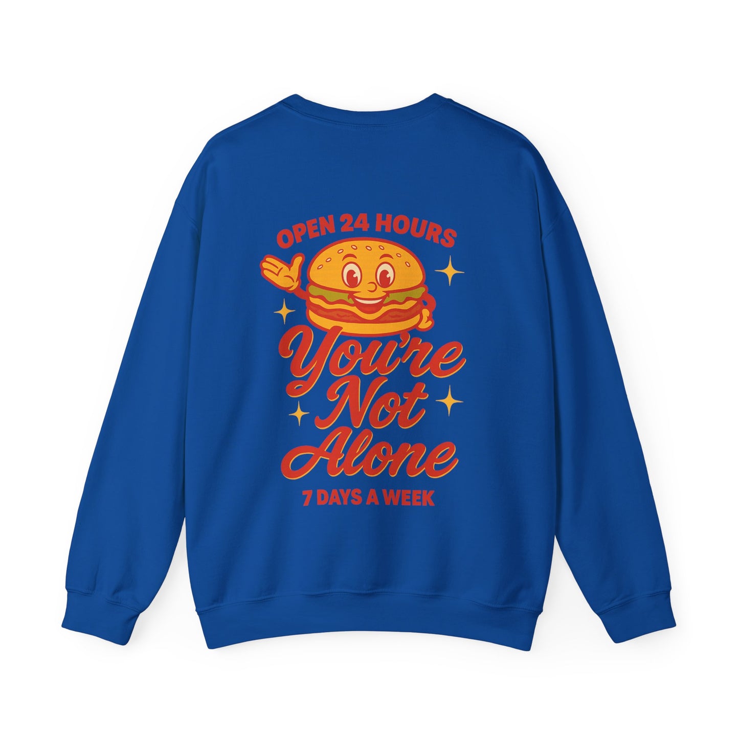 Open 24 Hours Crewneck Sweatshirt (Variant 2)