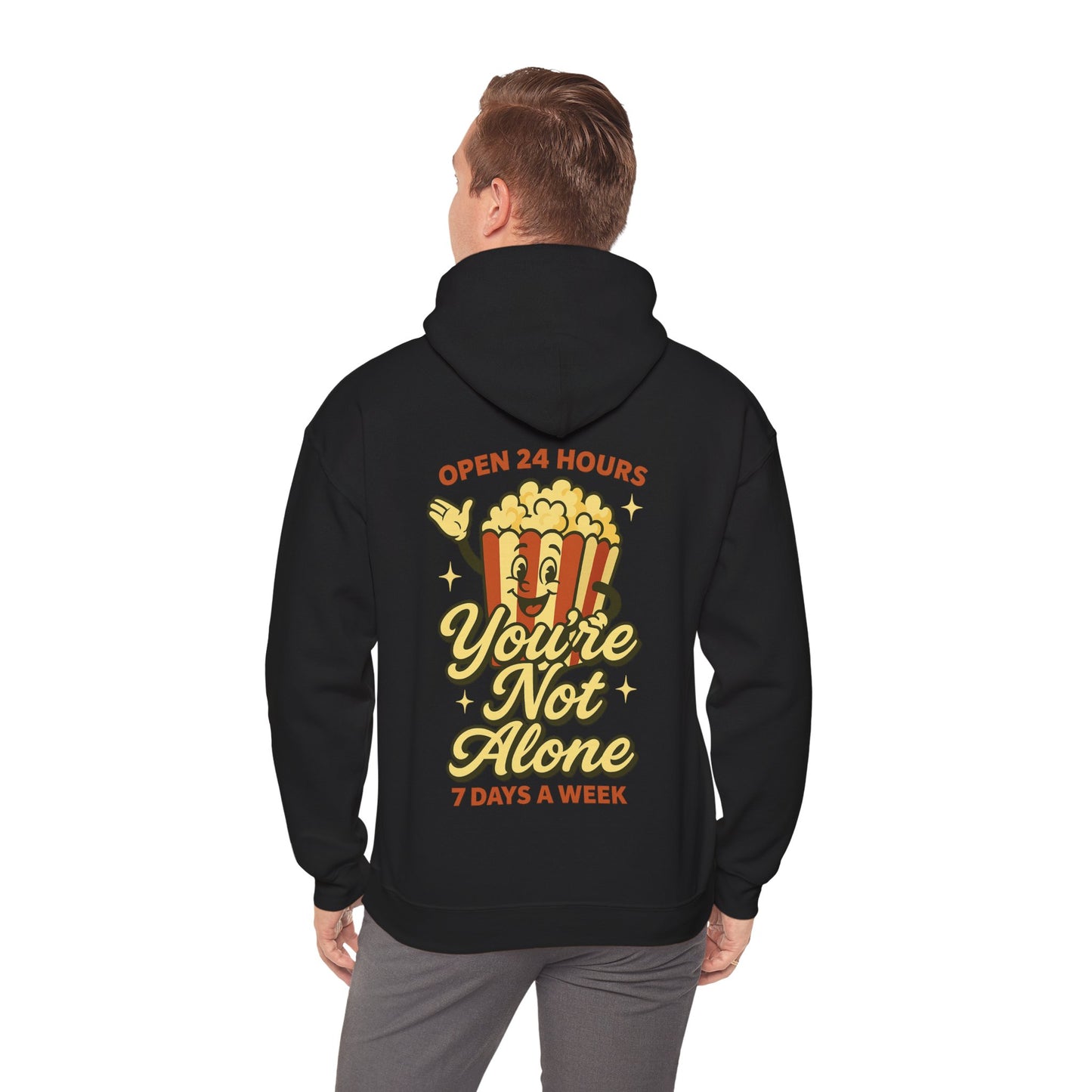 Open 24 Hours Hoodie Popcorn Edition