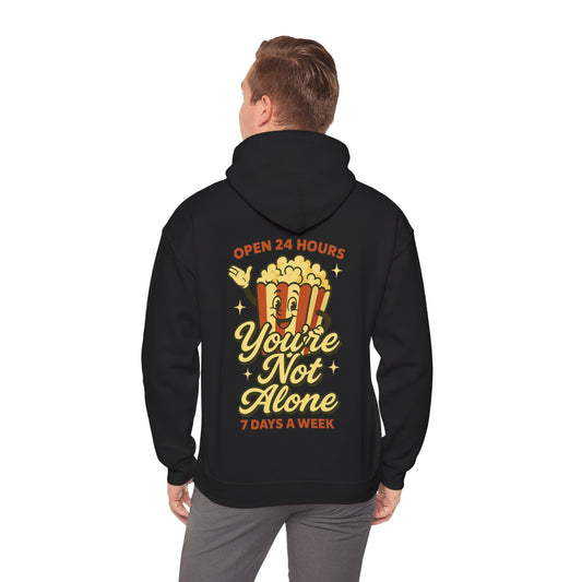 Open 24 Hours Hoodie Popcorn Edition