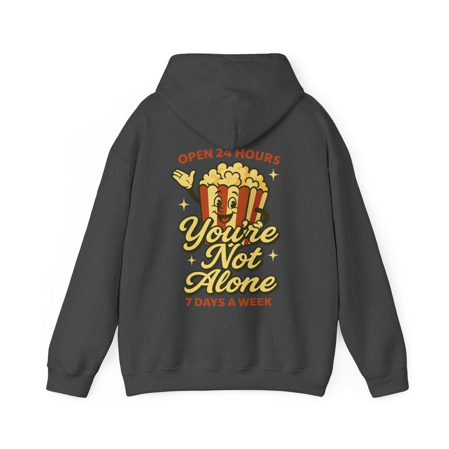 Open 24 Hours Hoodie Popcorn Edition