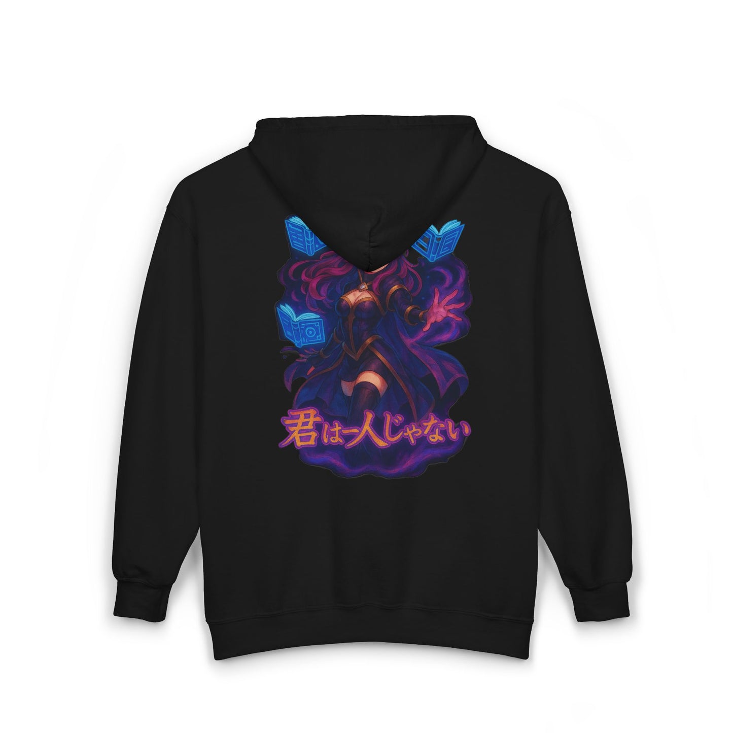 Anime Full Zip Up Hooded Sweatshirt