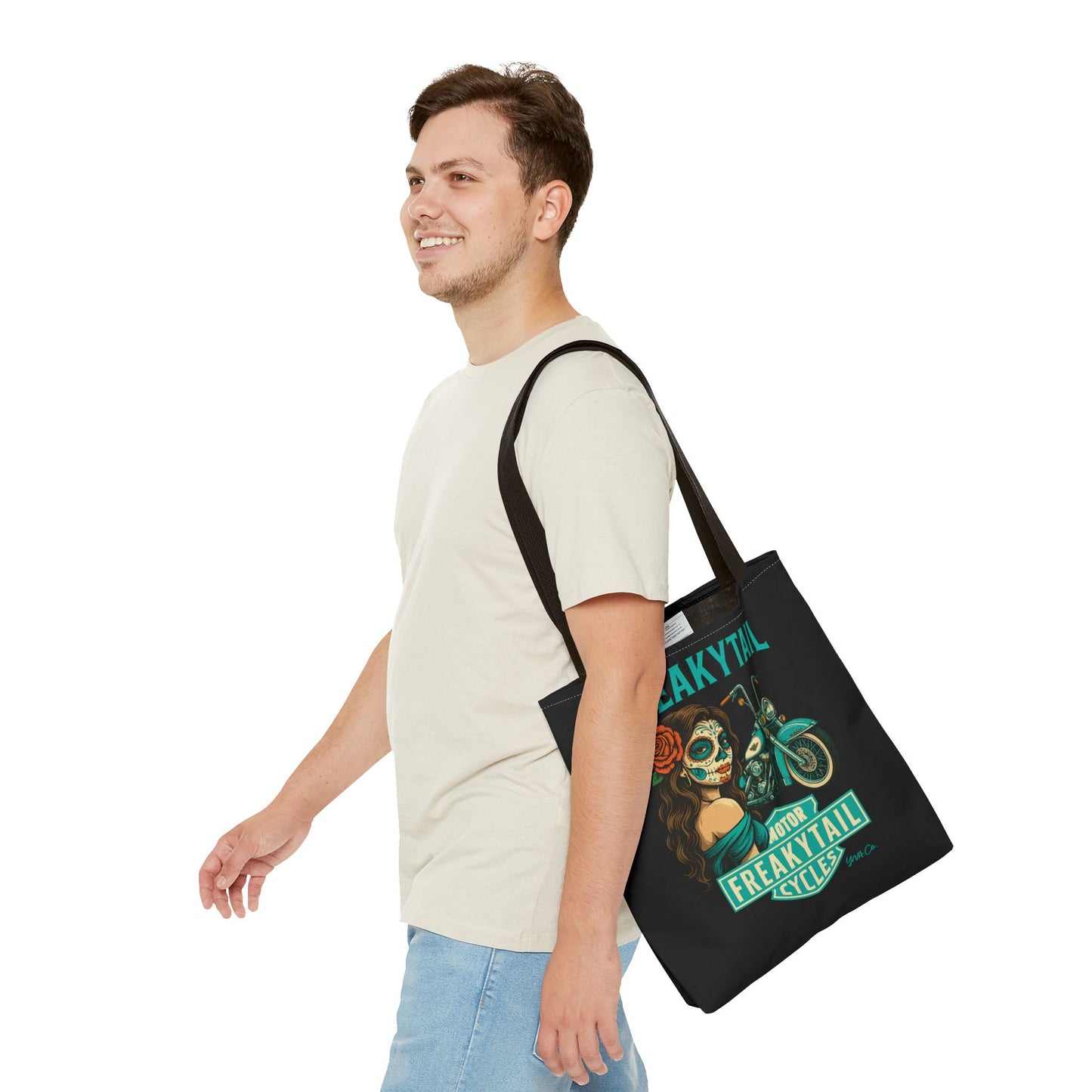 You're Not Alone Tote Bag – YNA x FREAKYTAIL Dias De Los Muertos Edition