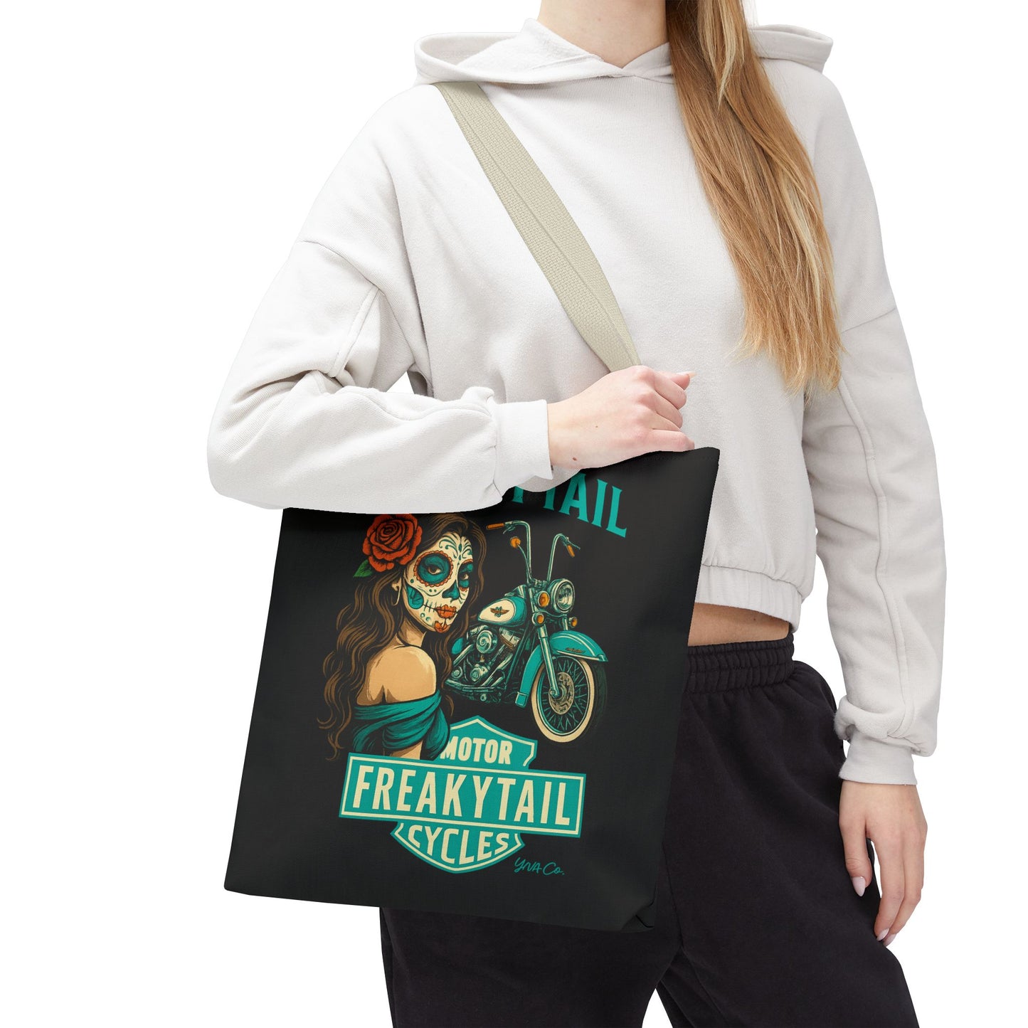 You're Not Alone Tote Bag – YNA x FREAKYTAIL Dias De Los Muertos Edition