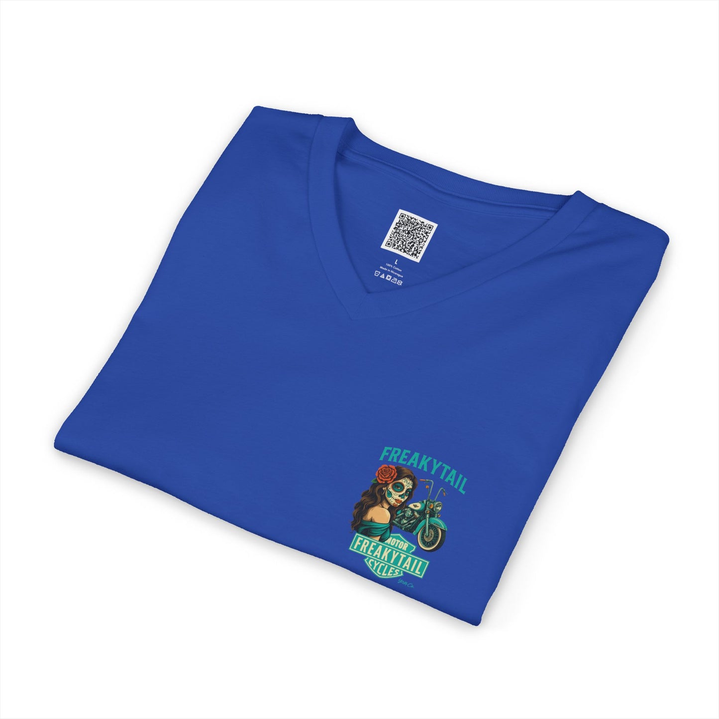 YNA x FREAKYTAIL Dias De Los Muertos Women's V-Neck Tee