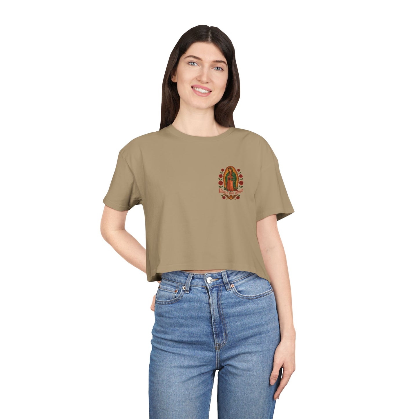 Lady of Guadalupe Women's Crop Tee