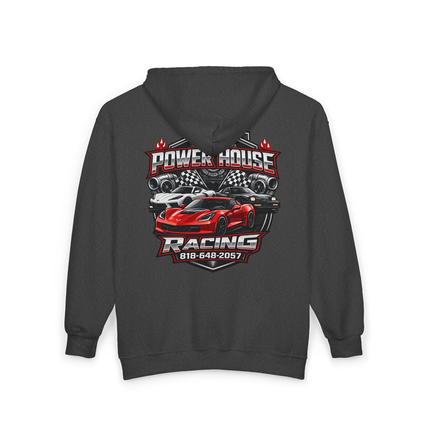 Power House Racing Full Zip Up Hoodie (Variant 2)