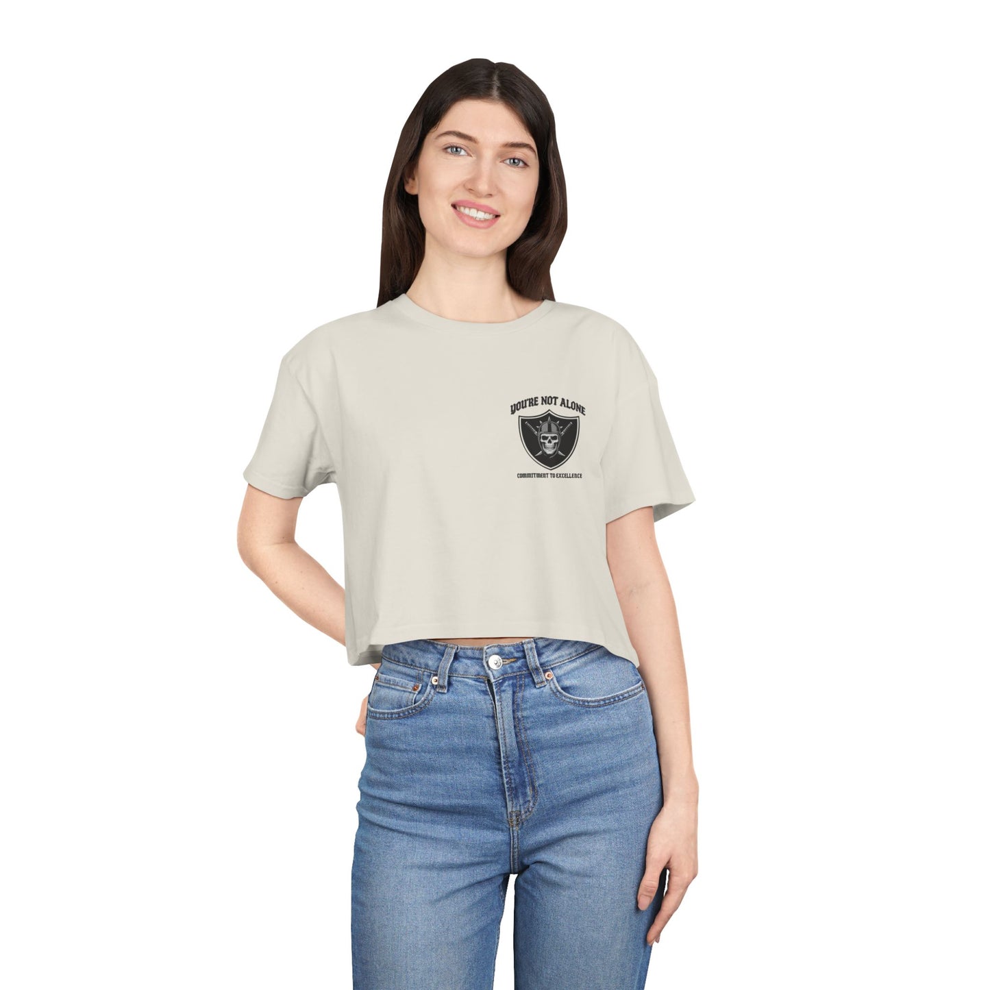 Commitment To Excellence Women's Crop Tee