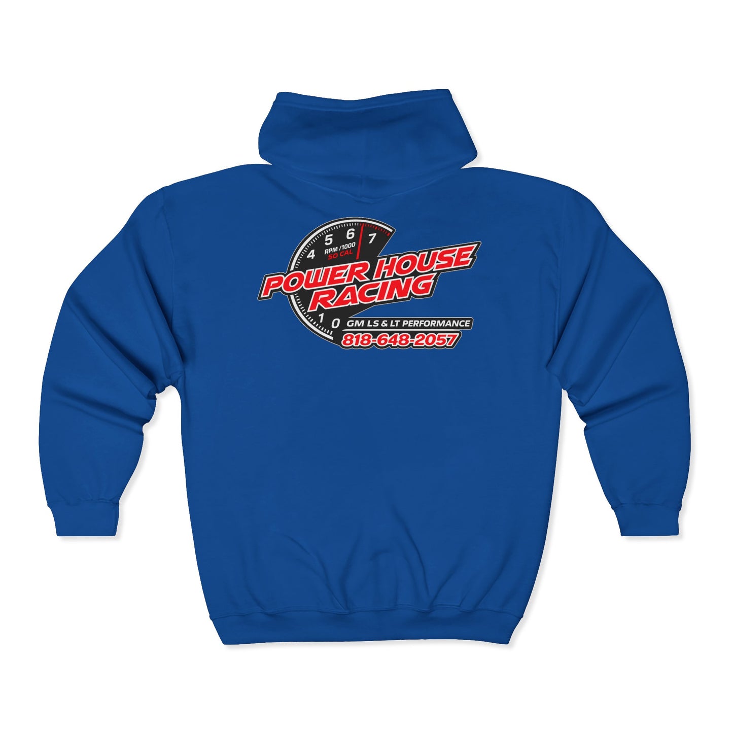 Power House Racing Full Zip Up Hoodie