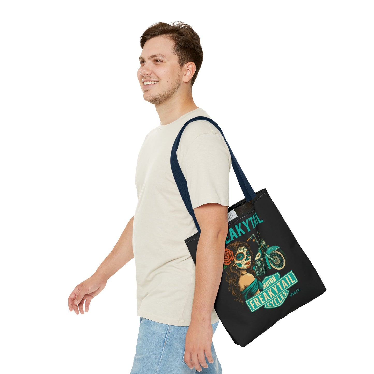 You're Not Alone Tote Bag – YNA x FREAKYTAIL Dias De Los Muertos Edition