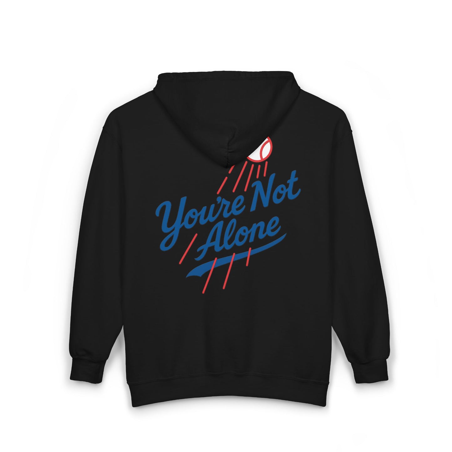 Baseball II Full Zip Up Hooded Sweatshirt