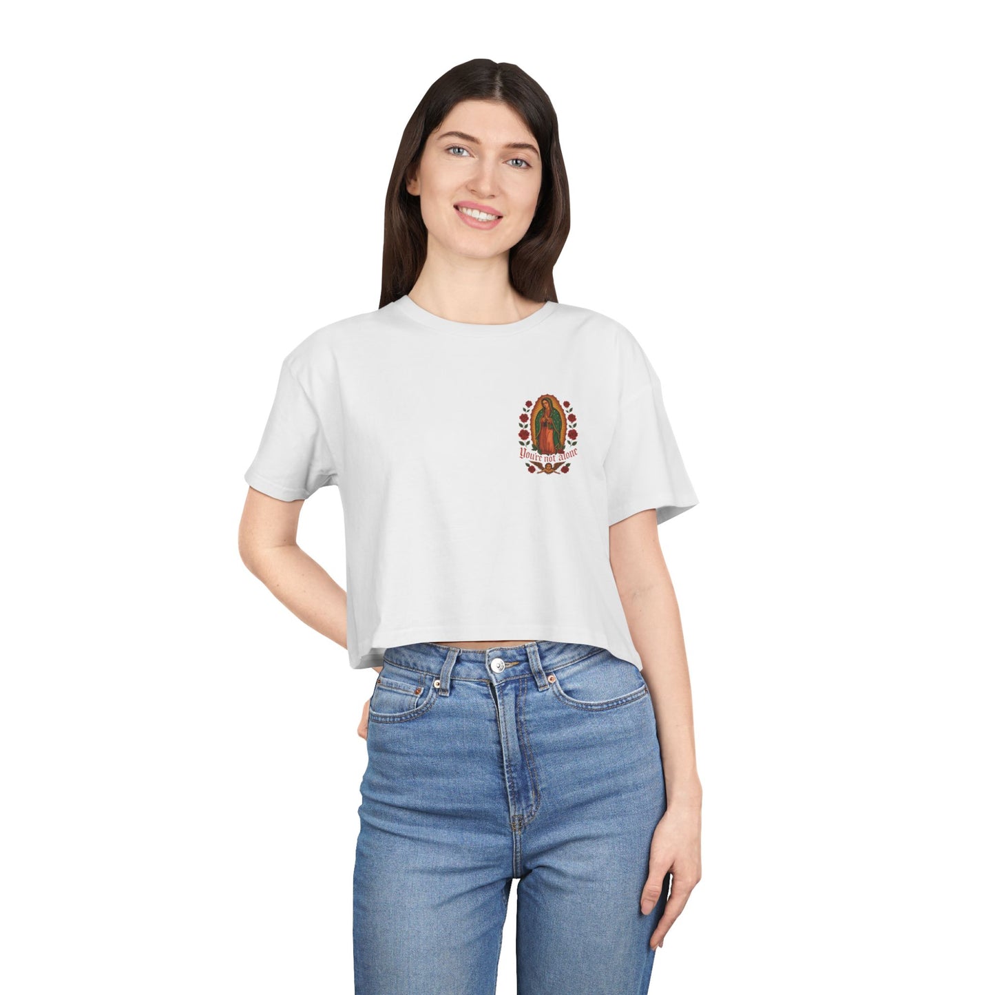 Lady of Guadalupe Women's Crop Tee