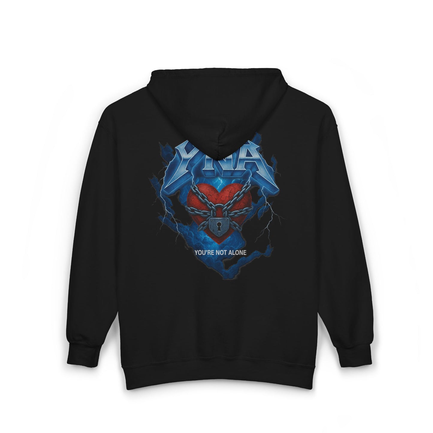 Rock Full Zip Up Hooded Sweatshirt