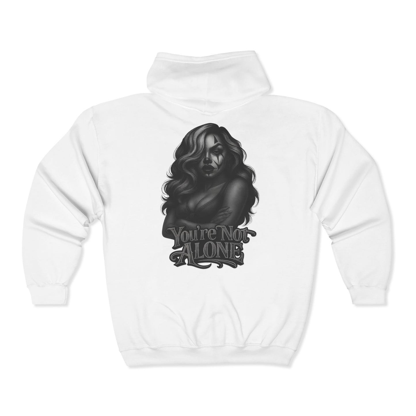 Loca Full Zip Up Hooded Sweatshirt